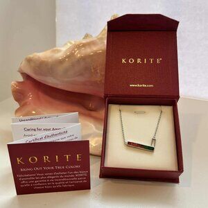 Korite Ammolite Pendant Necklace